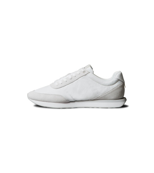 Calvin Klein Retro Runner, Zapatilla para Hombre, Blanca (Triple Bright White), 40 EU