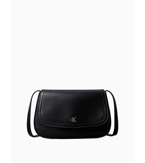 Borsa a Tracolla Calvin Klein Ck Flap - Stile ed Eleganza Nera