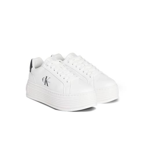 Zapatillas Calvin Klein Blancas con Suela de Plataforma