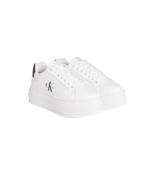 Zapatillas Calvin Klein Blancas con Suela de Plataforma