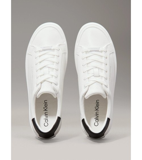 CALVIN KLEIN VULC LACE UP, 0K4, SIZE 36, A trendy sneaker designed for casual use and daily comfort.