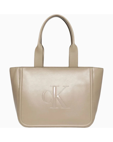 Meta-Titel: Calvin Klein Damen Tote Bag Bold M - Bitterbraun kauf