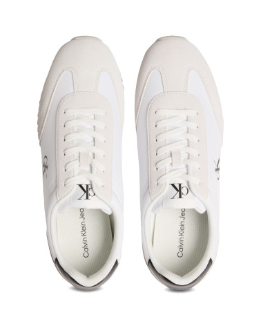 Sneakers Calvin Klein Retro Eleganti con Lacci Bianchi