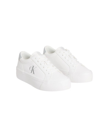 Calvin Klein Vulc Flat Sneakers with Metallic Details Size 36