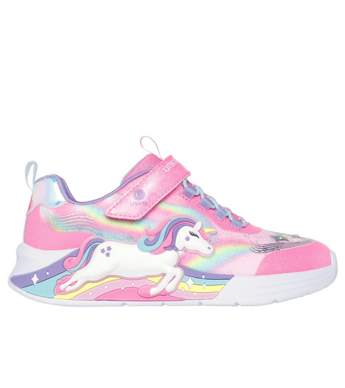 Skechers Unicorn Chaser: Sneakers lilla LED bambina | Acquista!