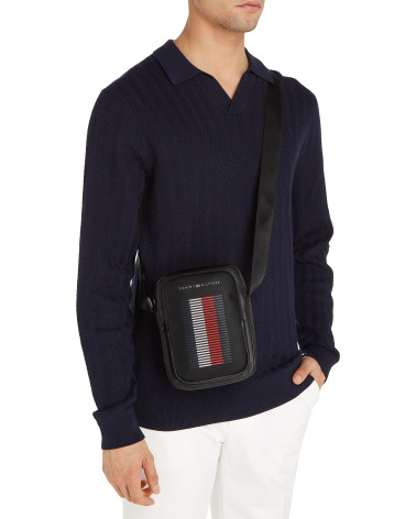 Tommy Hilfiger TH Foundation Pique Mini Reporter Tasche