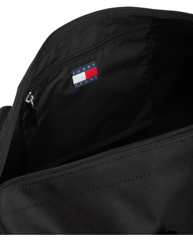 Borsa de sport Tommy Hilfiger Tjm Ess Daily Duffle en noir
