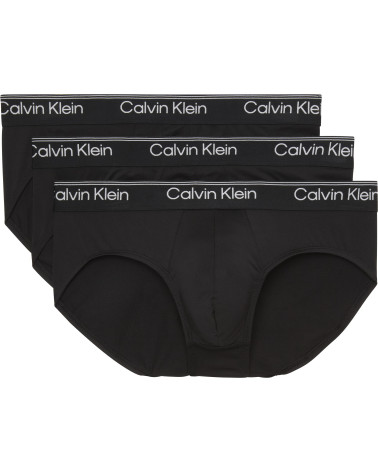 Tommy Hilfiger 3PK Hip Briefs - Trendy Blue Men's Underwear