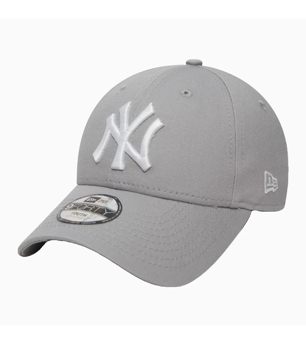 NEW ERA MLB BASIC NY YANKEES 9FORTY - CAPPELLINO REGOLABILE PER BAMBINO (CHILD), GRIGIO (GREY)