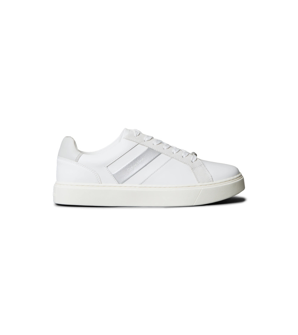Calvin Klein Classic Cupsole Lace Sneakers - Stylish White Design
