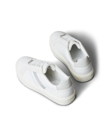 Calvin Klein Classic Cupsole Lace Sneakers - Stylish White Design