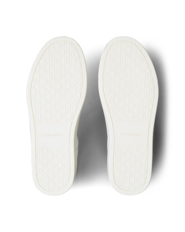 Calvin Klein Classic Cupsole Lace Sneakers - Stylish White Design