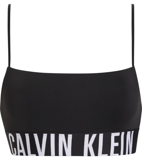 Calvin Klein Bralette bianca con logo. Acquista ora.