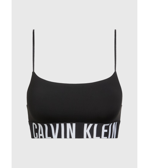 Calvin Klein Bralette bianca con logo. Acquista ora.
