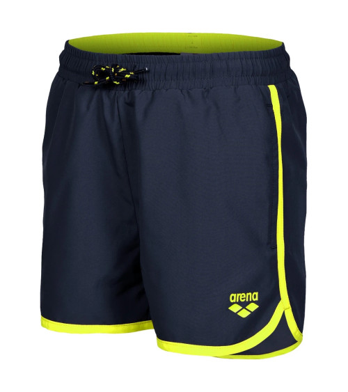 ARENA BRAMPTON PANTALONCINO MARE PER BAMBINO, NAVY-SOFT GREEN/BLU, 6-7