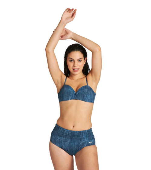 ARENA BODYLIFT CLEOPATRA BIKINI DONNA COPPA B, DENIM/BLU, 42