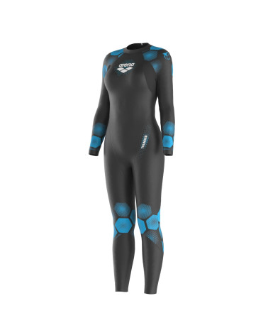 ARENA ARENA POWERSKIN STORM OPEN WATER MUTA PER CORSA, IMMERSIONI, SURF, TRIATHLON, VACANZE, NERA