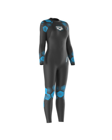 ARENA ARENA POWERSKIN STORM OPEN WATER MUTA PER CORSA, IMMERSIONI, SURF, TRIATHLON, VACANZE, NERA