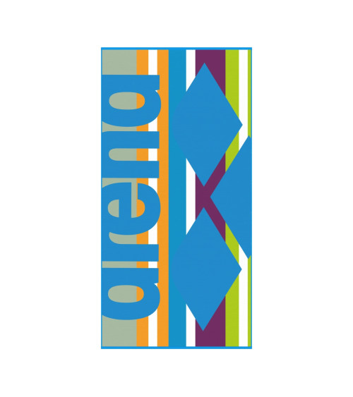 ARENA BIG LOGO VELOUR TOWEL TG.ONE SIZE EU 890 - TURQUOISE MULT ONE SIZE
