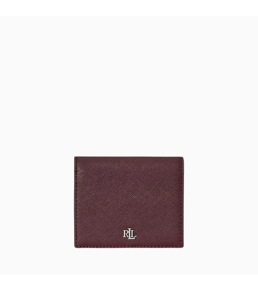 RALPH LAUREN CMPCT WALLET-WALLET-SMALL 015 - DARK GARNET ONE SIZE