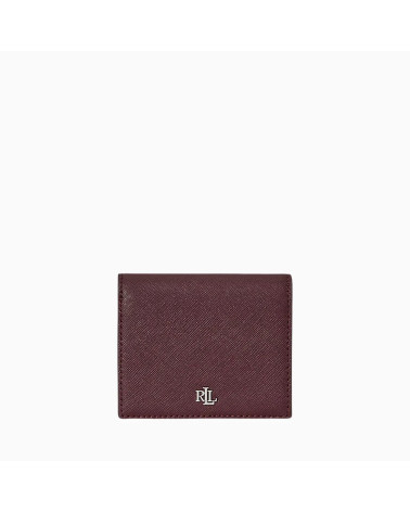 RALPH LAUREN CMPCT WALLET-WALLET-SMALL 015 - DARK GARNET ONE SIZE