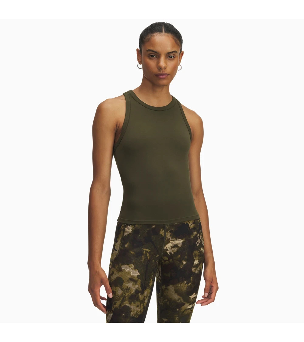 Under Armour Débardeur Motion Col Montant Femme Noir