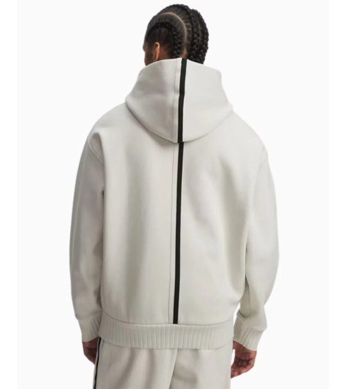 Under Armour Icon Heavy Hoodie Uomo - Nero/Bianco