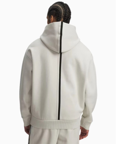 Under Armour Icon Heavy Hoodie Uomo - Nero/Bianco