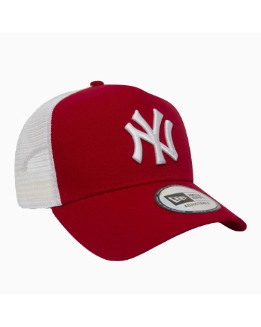 NEW ERA, CAP WITH A VISOR UOMO, ROSSO (RED), 31