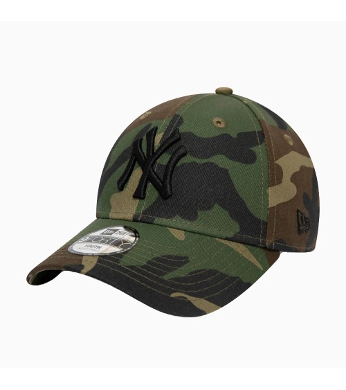 NEW ERA YORK YANKEES 9FORTY ADJUSTABLE KIDS CAP LEAGUE ESSENTIAL WOODLAND CAMO - CHILD