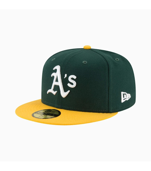 NEW ERA OAKLAND ATHLETICS MLB AC PERFORMANCE GREEN 59FIFTY BASECAP - 7 3/4-62CM (XXL)
