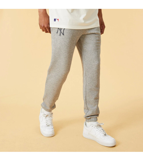 NEW ERA YORK YANKEES - PANTALONI DA ALLENAMENTO DA UOMO, LGHBLK, XS