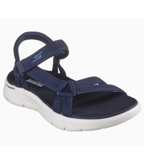 SKECHERS GO WALK FLEX SANDAL - Blu Scuro: Sandali Estivi