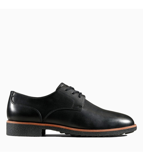 CLARKS GRIFFIN LANE 261431134, SCARPE STRINGATE DERBY DONNA, NERO (BLACK LEATHER BLACK LEATHER), 36 EU