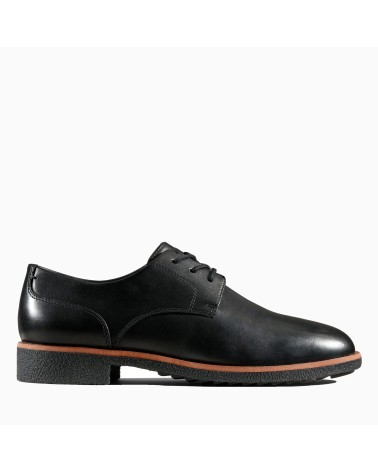CLARKS GRIFFIN LANE 261431134, SCARPE STRINGATE DERBY DONNA, NERO (BLACK LEATHER BLACK LEATHER), 36 EU