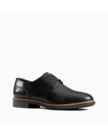 CLARKS GRIFFIN LANE 261431134, SCARPE STRINGATE DERBY DONNA, NERO (BLACK LEATHER BLACK LEATHER), 36 EU