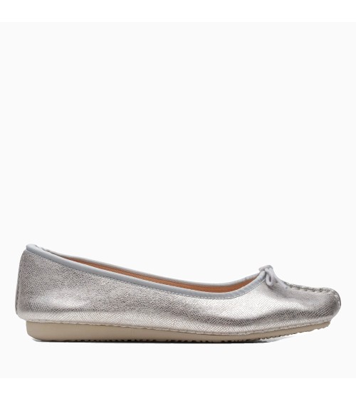 CLARKS FRECKLE ICE SILVER METALLIC
