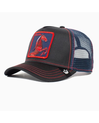 GOORIN BROS., BERRETTO MODELLO TRUCKER, UNISEX, REGOLABILE, COLLEZIONE THE FARM ACID TRIP, TAGLIA UNICA