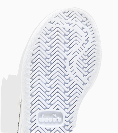 DIADORA GAME P PS, SCARPE DA GINNASTICA UNISEX - BAMBINI E RAGAZZI, WHITE WHITE BLACK, 33 EU