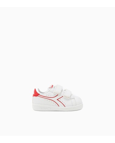 DIADORA GAME P TD, SCARPE DA GINNASTICA, UNISEX - BAMBINI E RAGAZZI, BIANCO BIANCO NERO, 21 EU