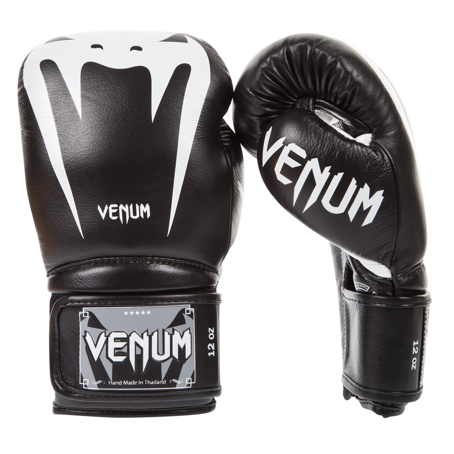 Venum Femme Giant 3.0 Gants de boxe, Noir / Blanc, 12 oz EU